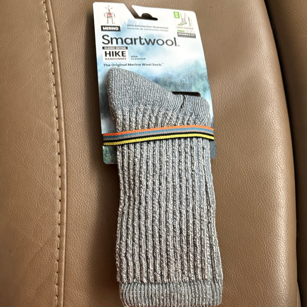 Smartwool Light Gray Merino Wool Socks
